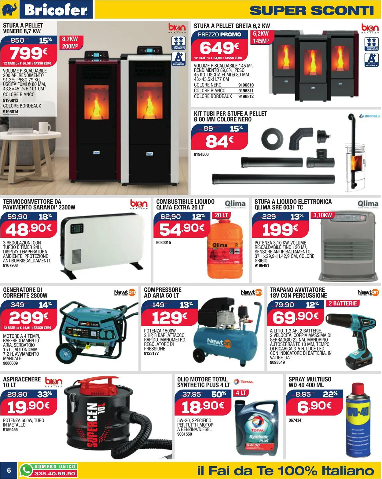 Bricofer - Perugia Volantino attuale da 1 febbraio a 15 febbraio di 2024 - Pagina del volantino 6