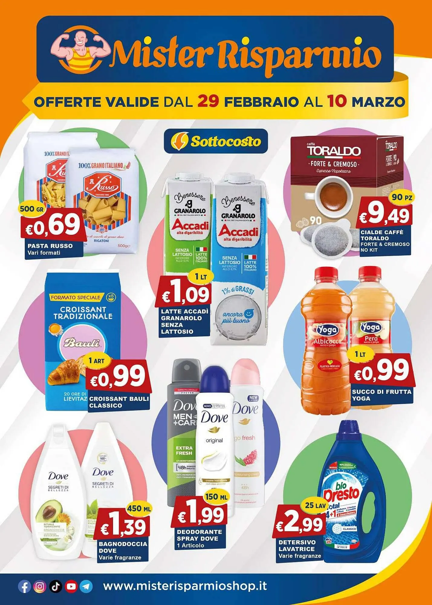 Volantino Mister Risparmio da 29 febbraio a 10 marzo di 2024 - Pagina del volantino 1