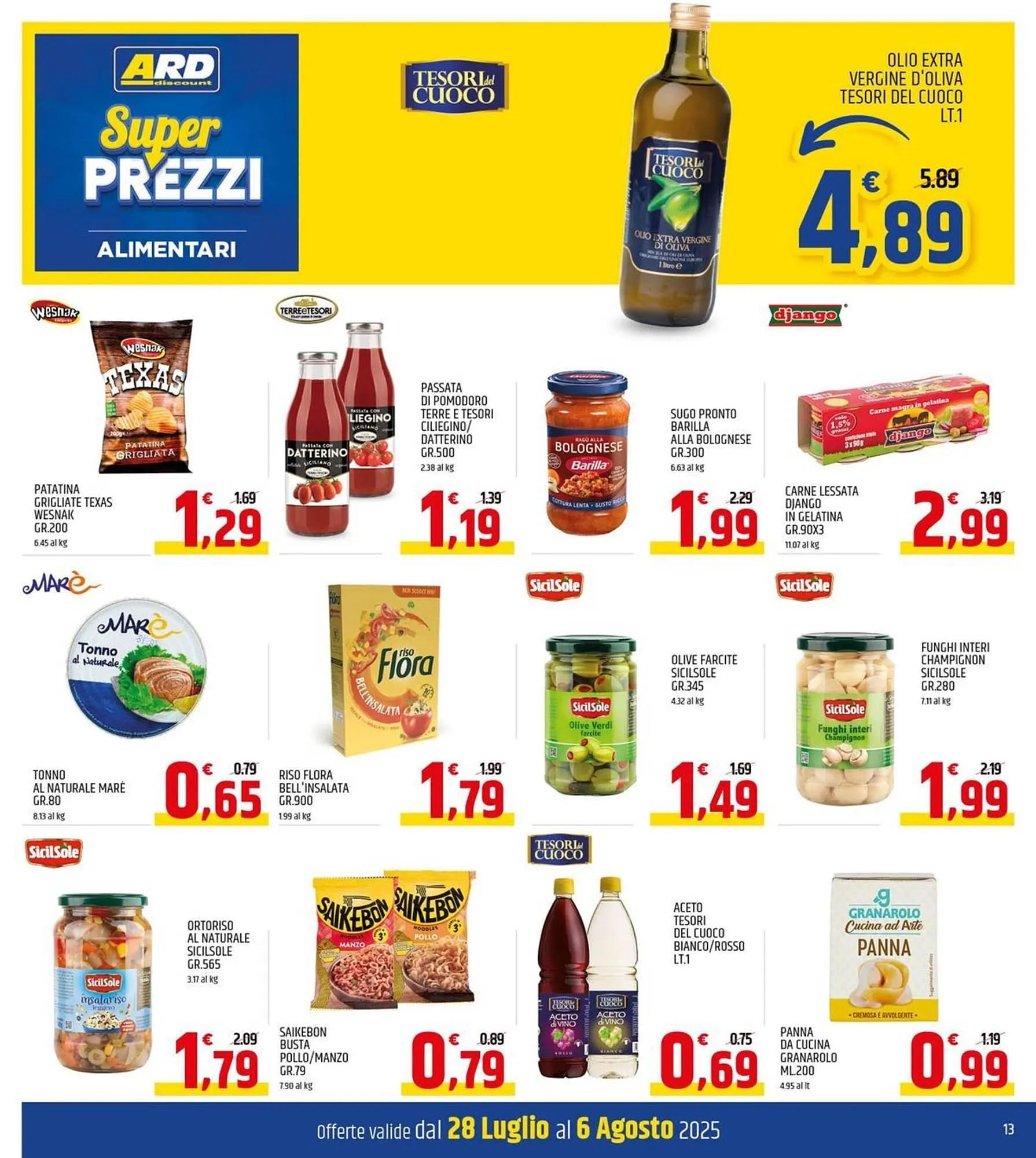 Volantino Ard Discount da 27 luglio a 6 agosto di 2025 - Pagina del volantino 13