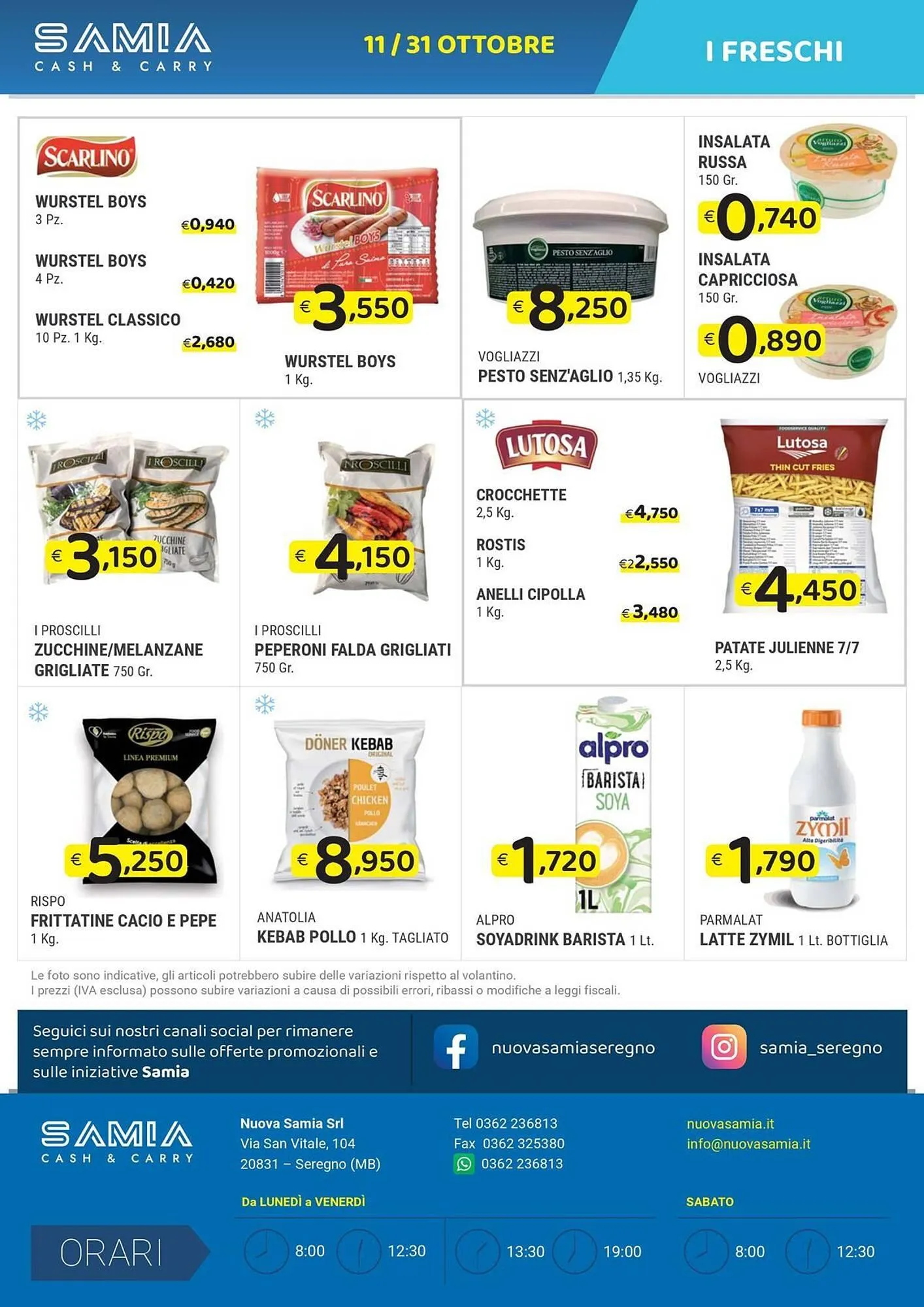 Volantino Samia Cash and Carry da 11 ottobre a 31 ottobre di 2025 - Pagina del volantino 8