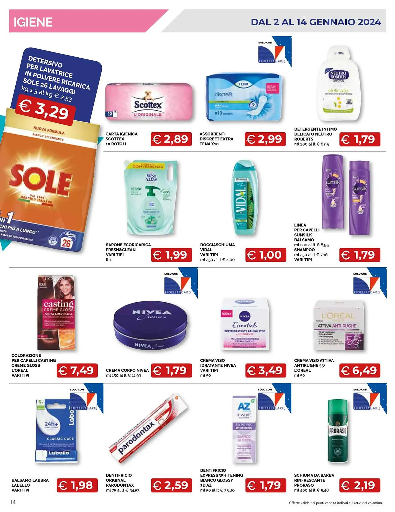 Volantino Mercatò Local da 2 gennaio a 14 gennaio di 2024 - Pagina del volantino 14