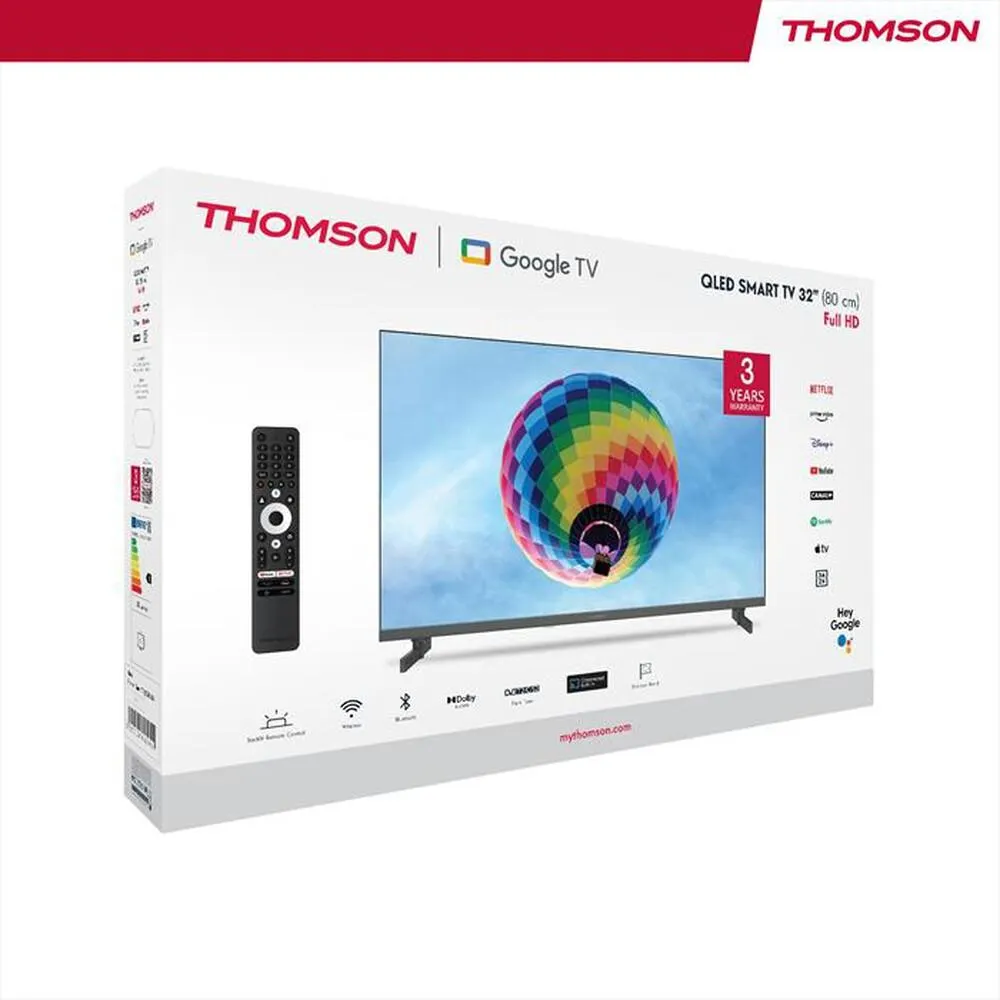 THOMSON - Smart TV Q-LED FHD 32" 32QG4S14-nero