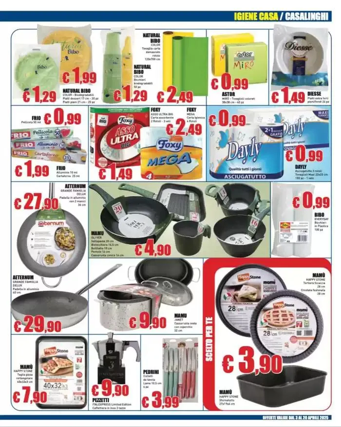 Pasqua con chi vuoi ma il risparmio solo da noi da 3 aprile a 20 aprile di 2025 - Pagina del volantino 7