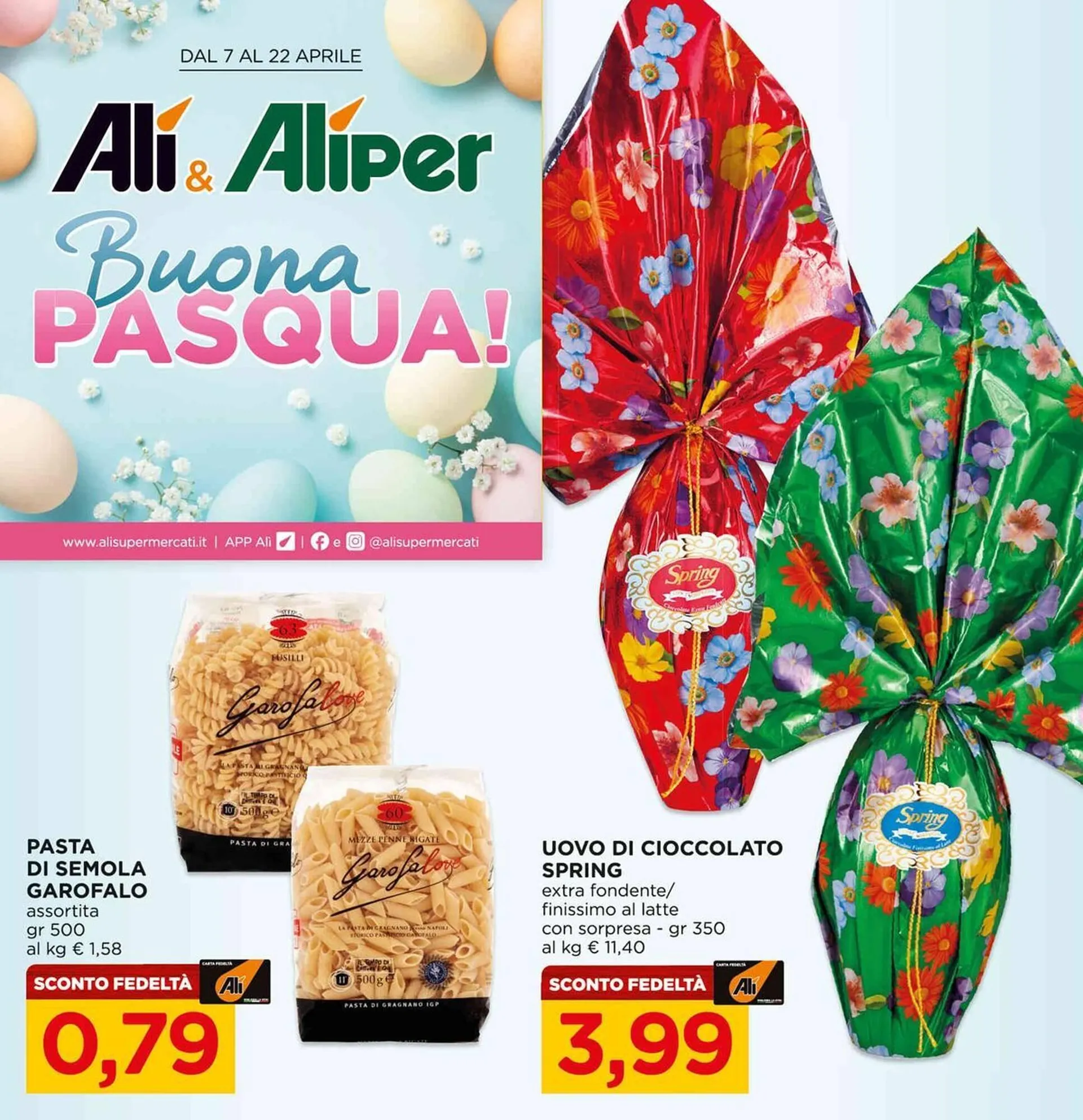 Volantino Alì Supermercati da 7 aprile a 22 aprile di 2025 - Pagina del volantino 1