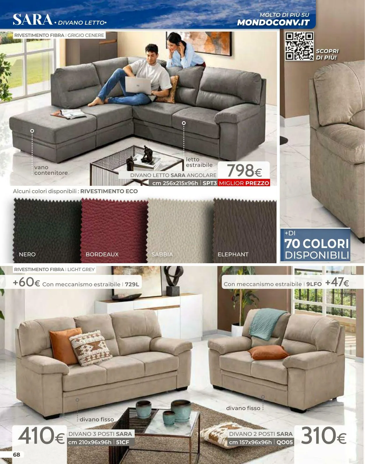 Mondo Convenienza da 1 luglio a 31 luglio di 2025 - Pagina del volantino 70