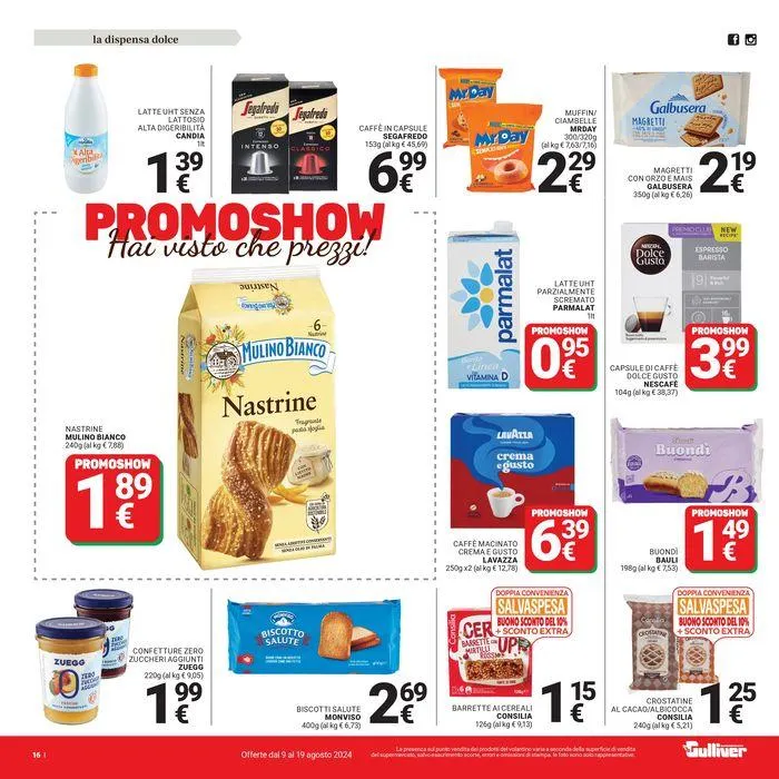 Promo show da 9 agosto a 19 agosto di 2024 - Pagina del volantino 16