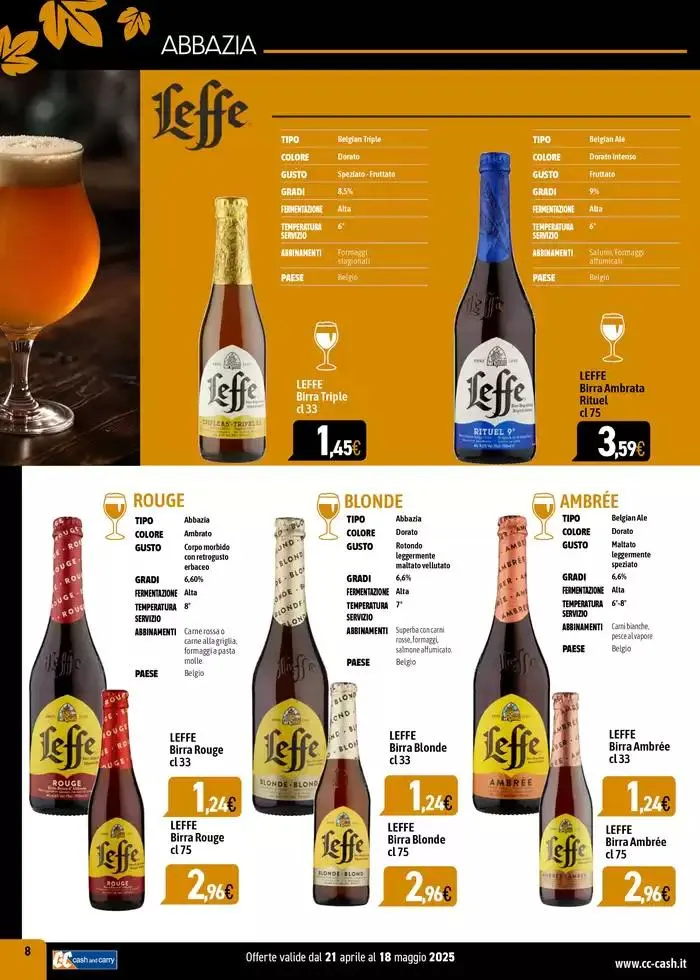 Carta birre 2025 da 22 aprile a 18 maggio di 2025 - Pagina del volantino 8