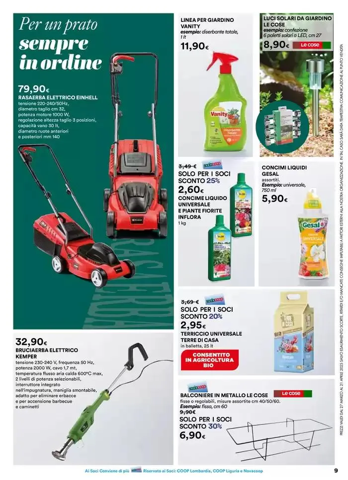 Catalogo Primavera da 27 marzo a 21 aprile di 2025 - Pagina del volantino 9