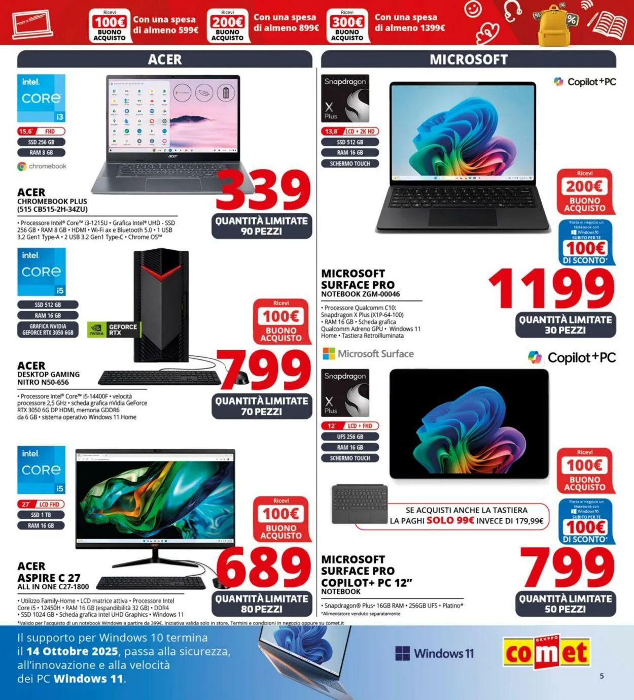 Comet Volantino attuale da 22 agosto a 11 settembre di 2025 - Pagina del volantino 5