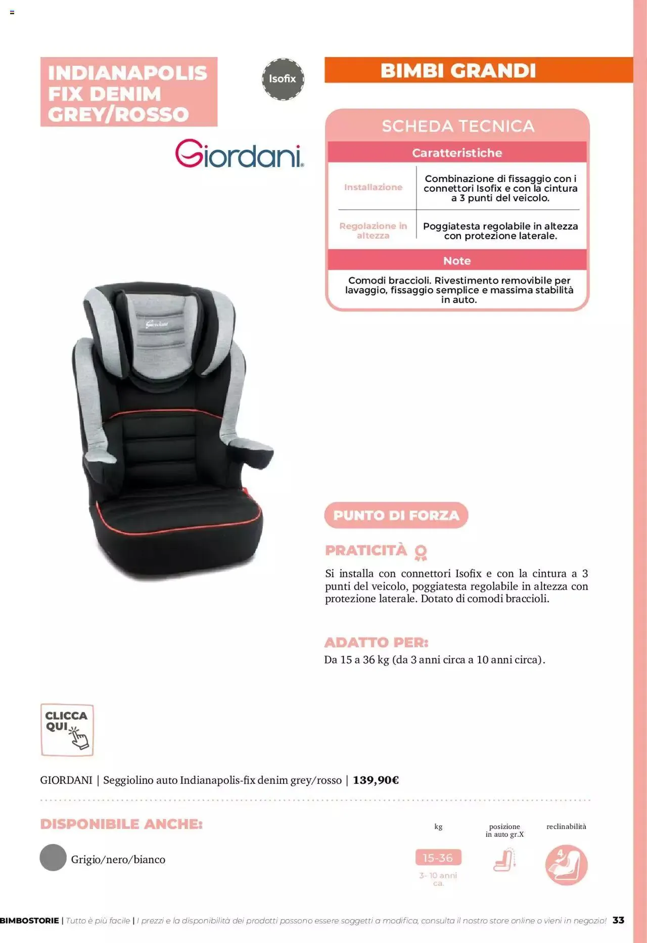 Bimbo store - Catalogo - Numero 3 da 3 gennaio a 31 gennaio di 2024 - Pagina del volantino 33