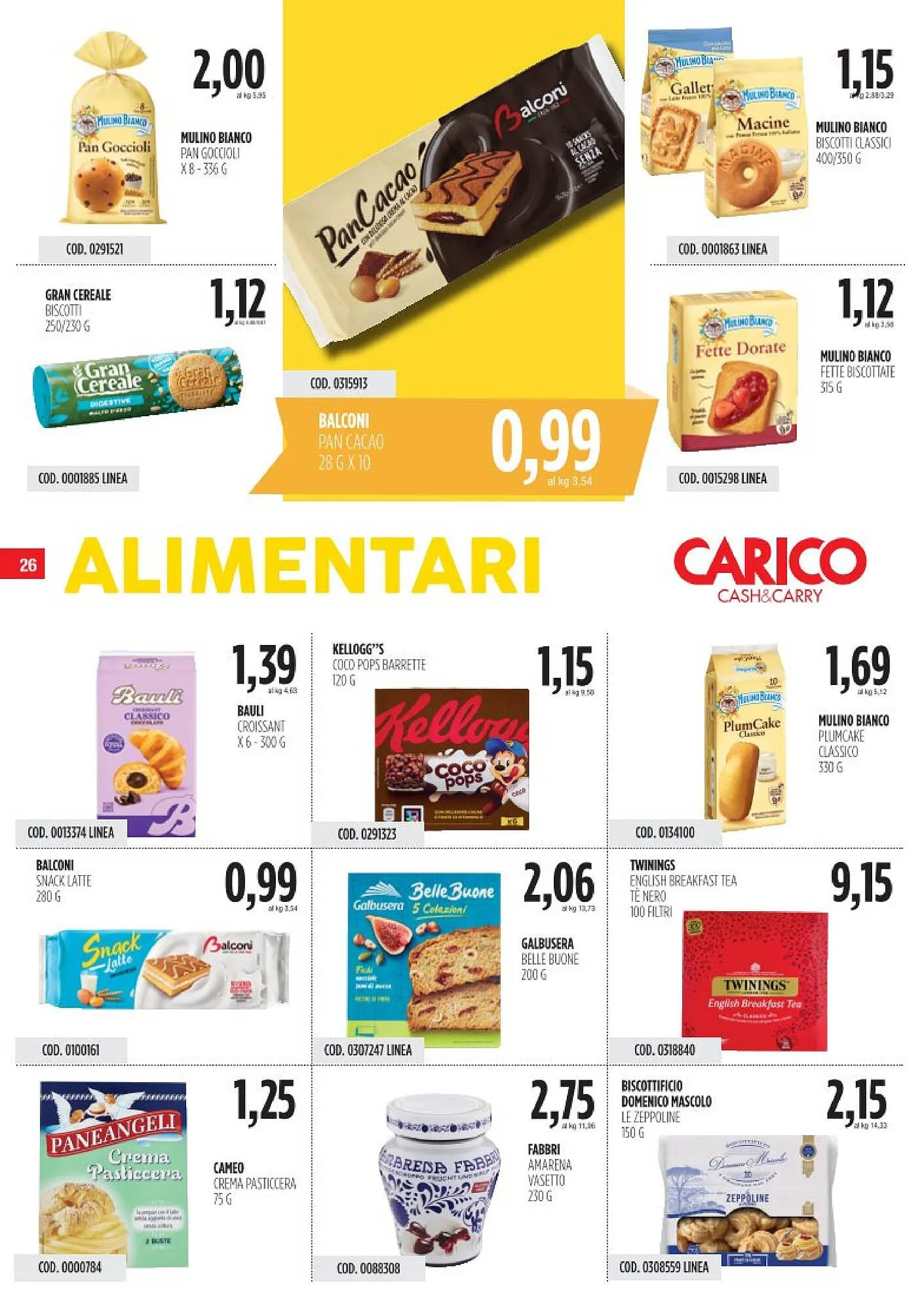 Volantino Carico Cash & Carry da 6 marzo a 20 marzo di 2025 - Pagina del volantino 26