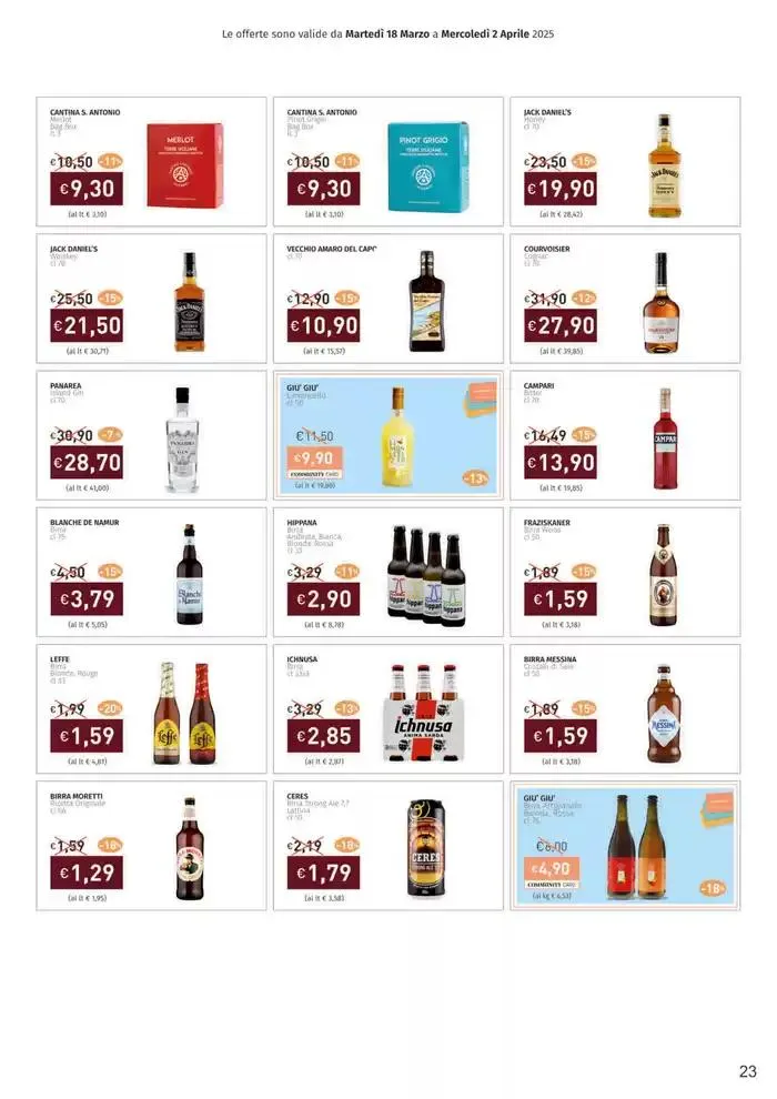 Fresca, genuina, artigianale! da 18 marzo a 2 aprile di 2025 - Pagina del volantino 23