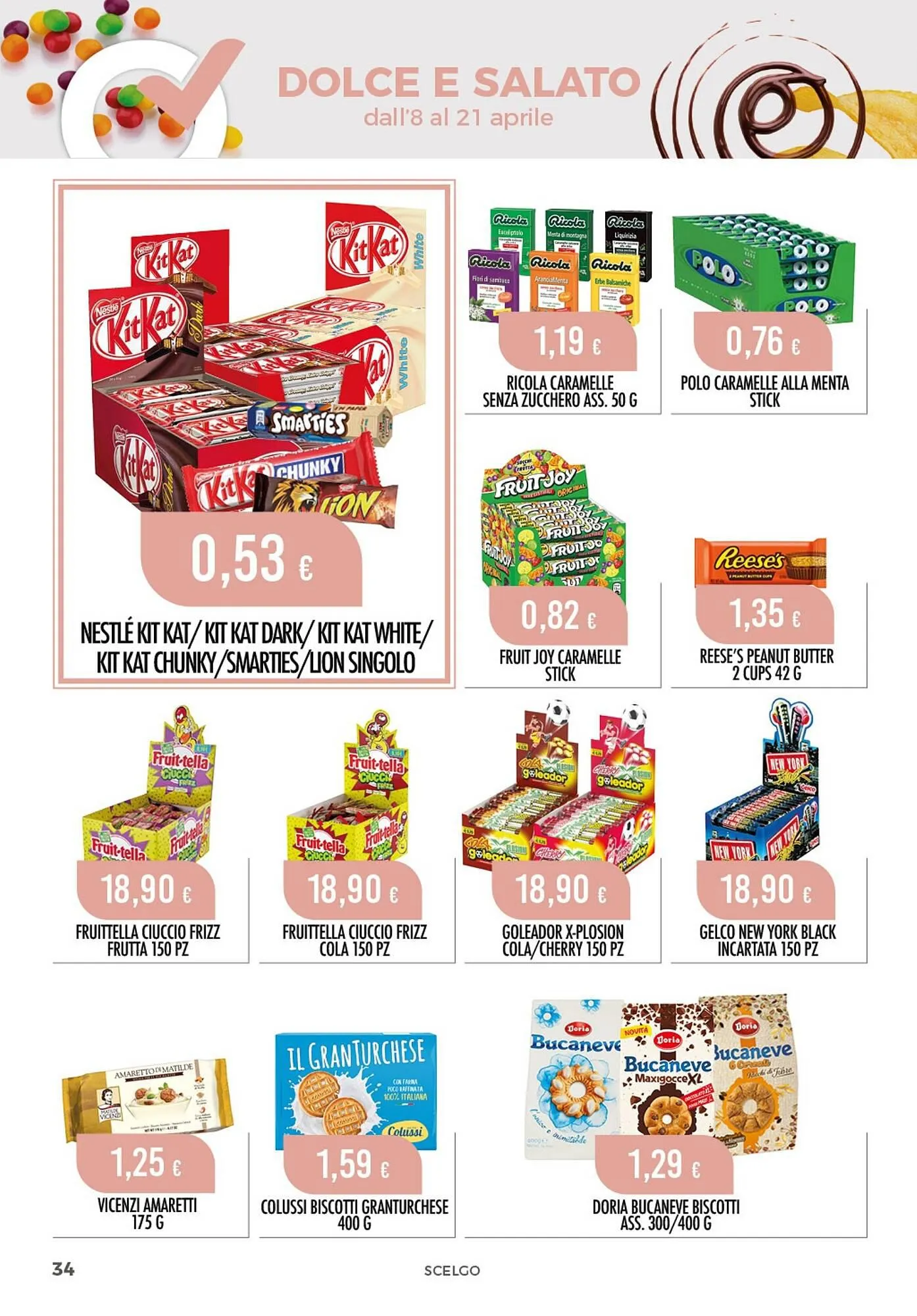 Volantino Scelgo da 8 aprile a 21 aprile di 2024 - Pagina del volantino 34