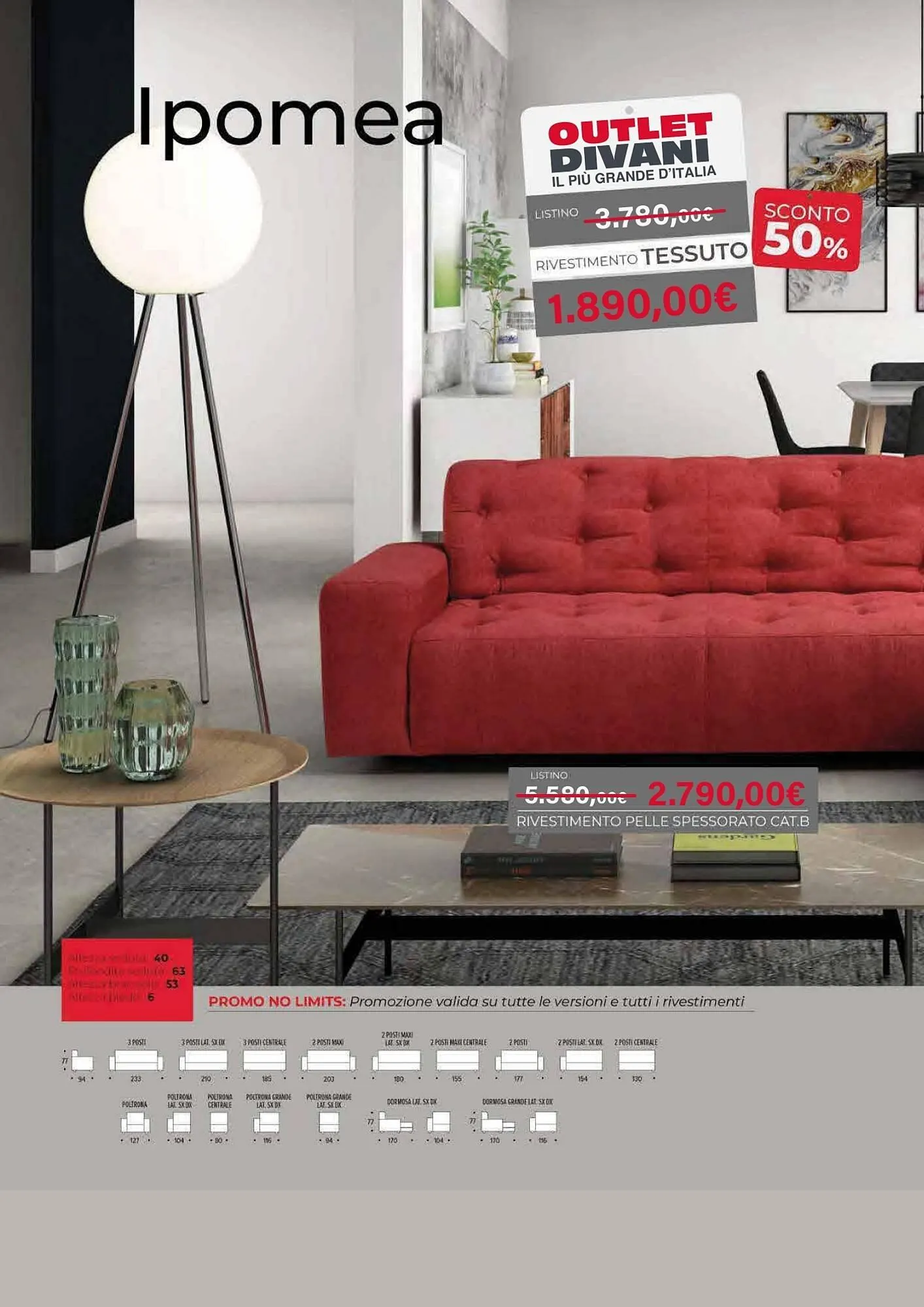 Volantino Outlet Divani da 15 ottobre a 31 dicembre di 2024 - Pagina del volantino 6