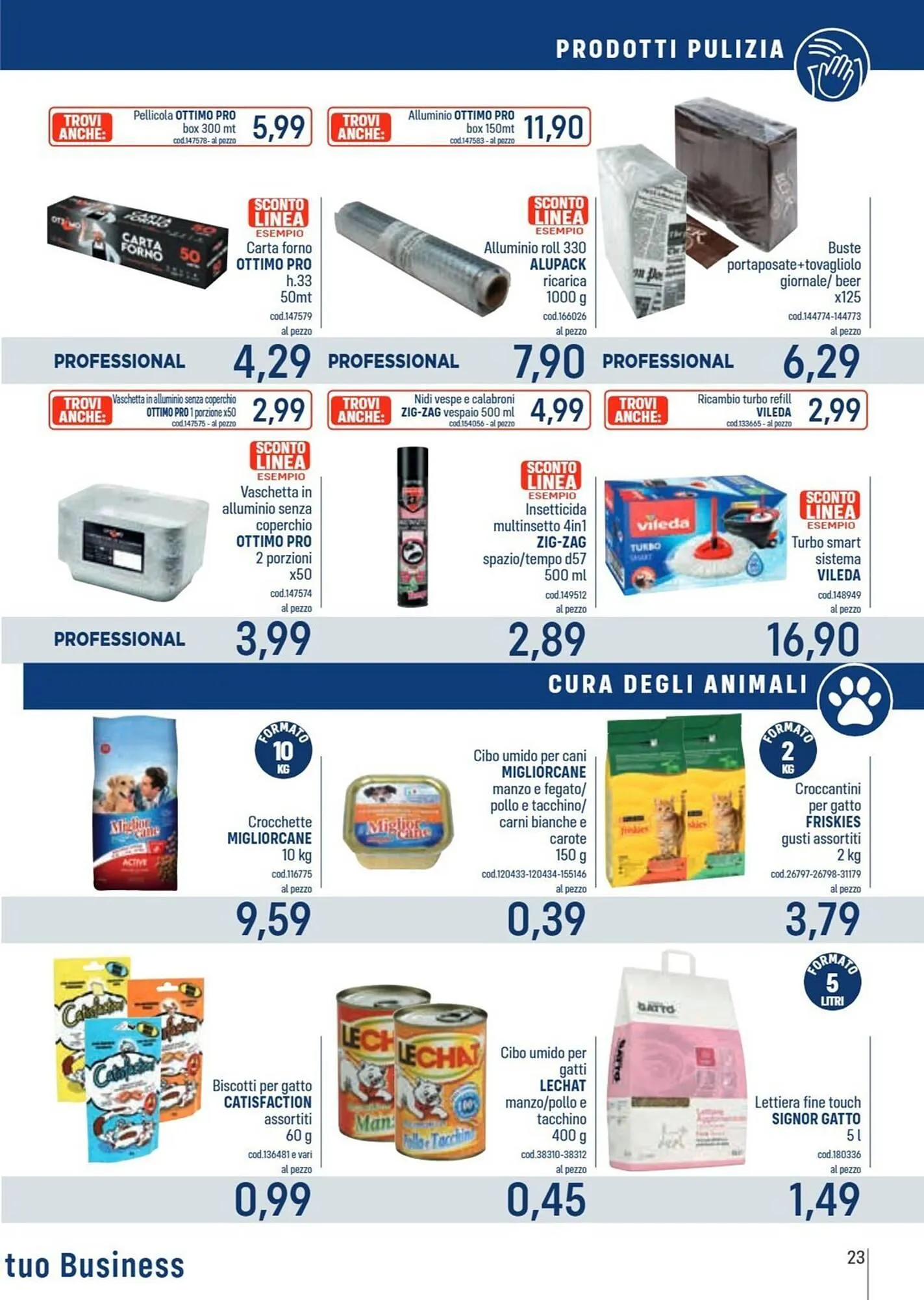 Volantino Talento Professional Store da 11 maggio a 24 maggio di 2026 - Pagina del volantino 23