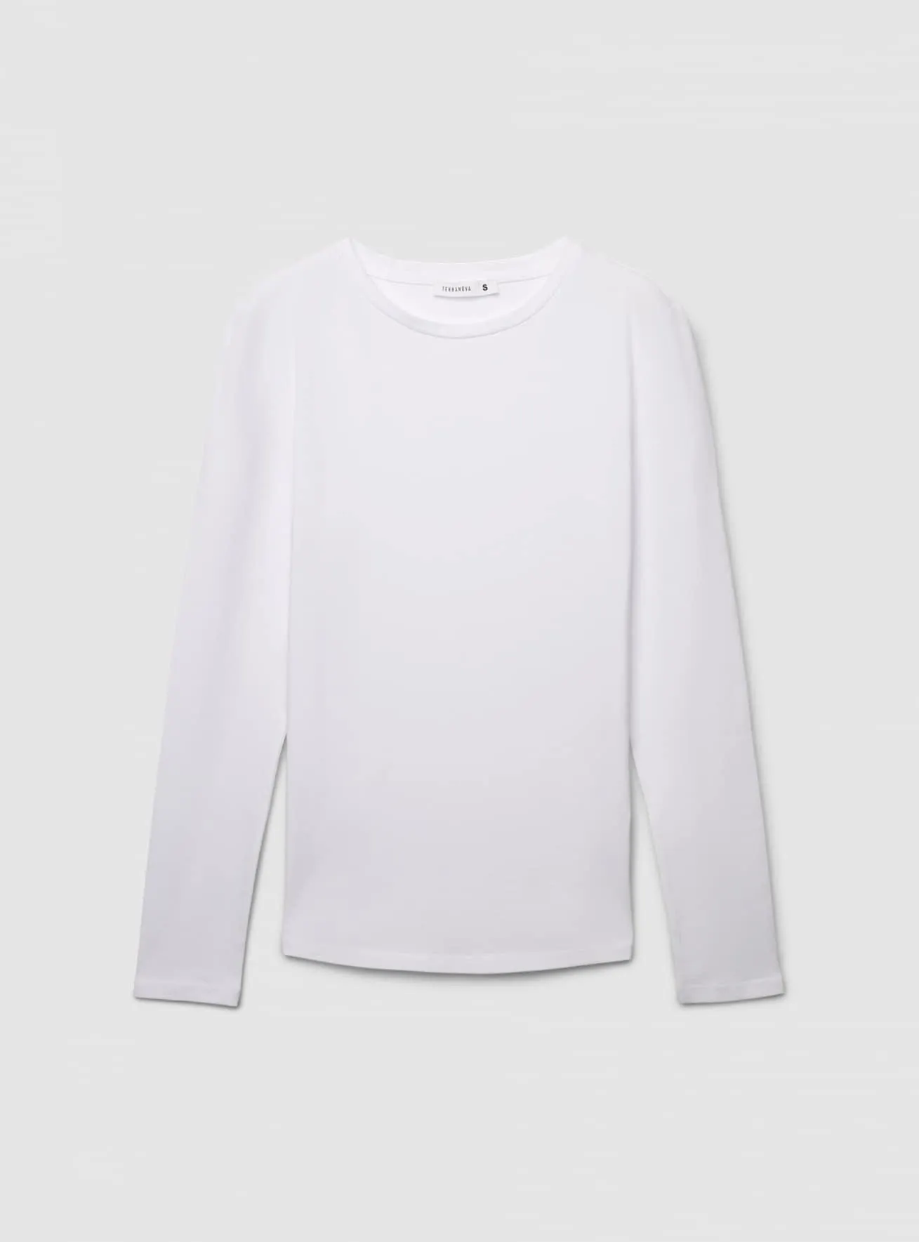 T-shirt basic a tinta unita Bianco ottico