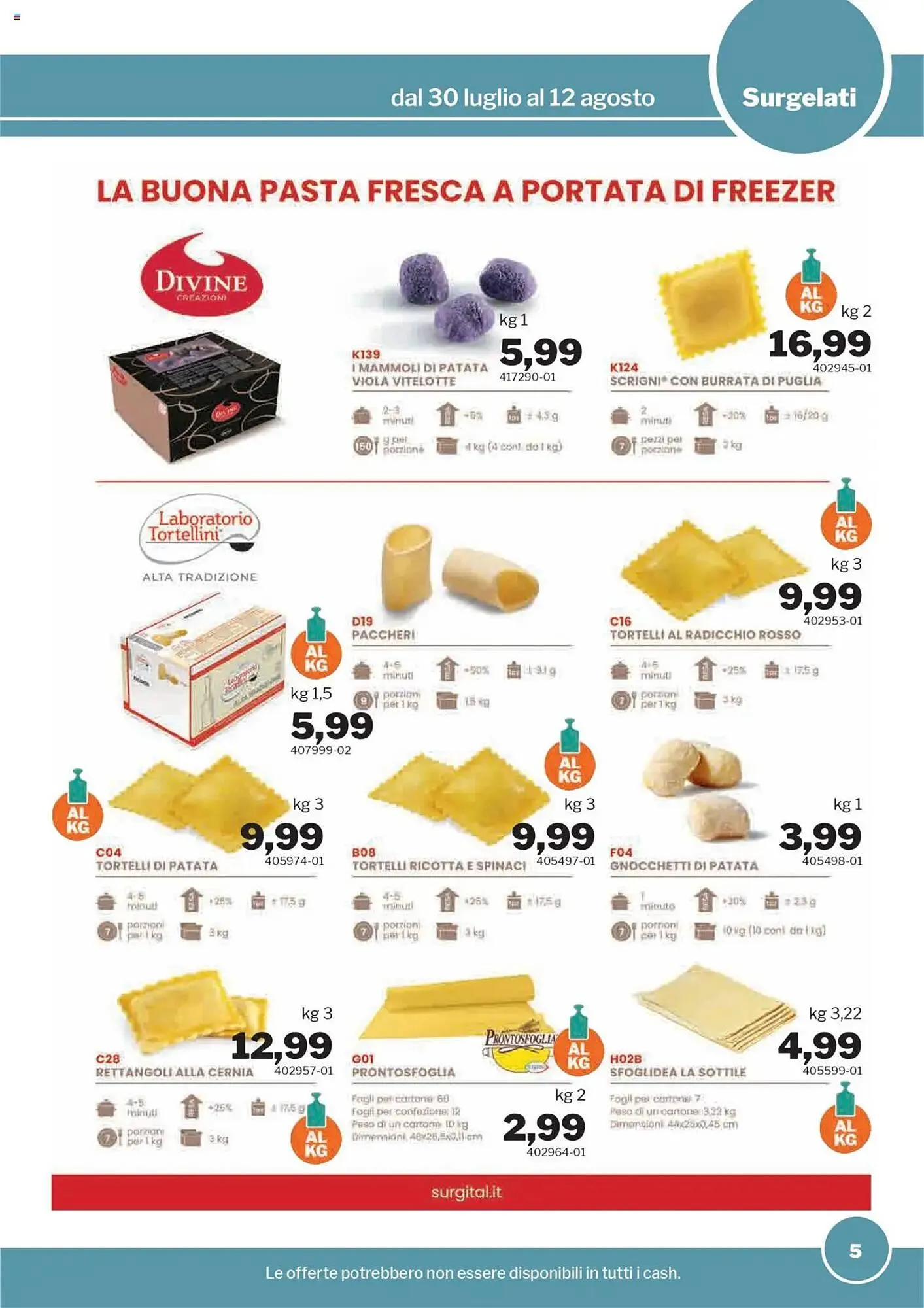 Volantino GrosMarket da 30 luglio a 12 agosto di 2025 - Pagina del volantino 5