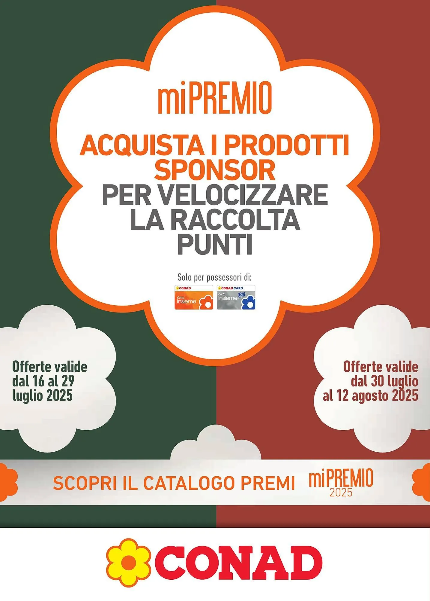 Volantino Conad da 16 luglio a 12 agosto di 2025 - Pagina del volantino 1