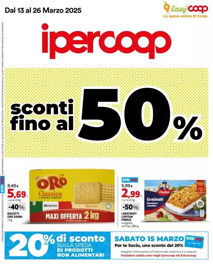 Sconti fino al 50% da 13 marzo a 26 marzo di 2025 - Pagina del volantino 1