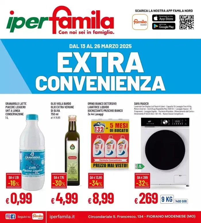 EXTRA CONVENIENZA da 13 marzo a 26 marzo di 2025 - Pagina del volantino 1