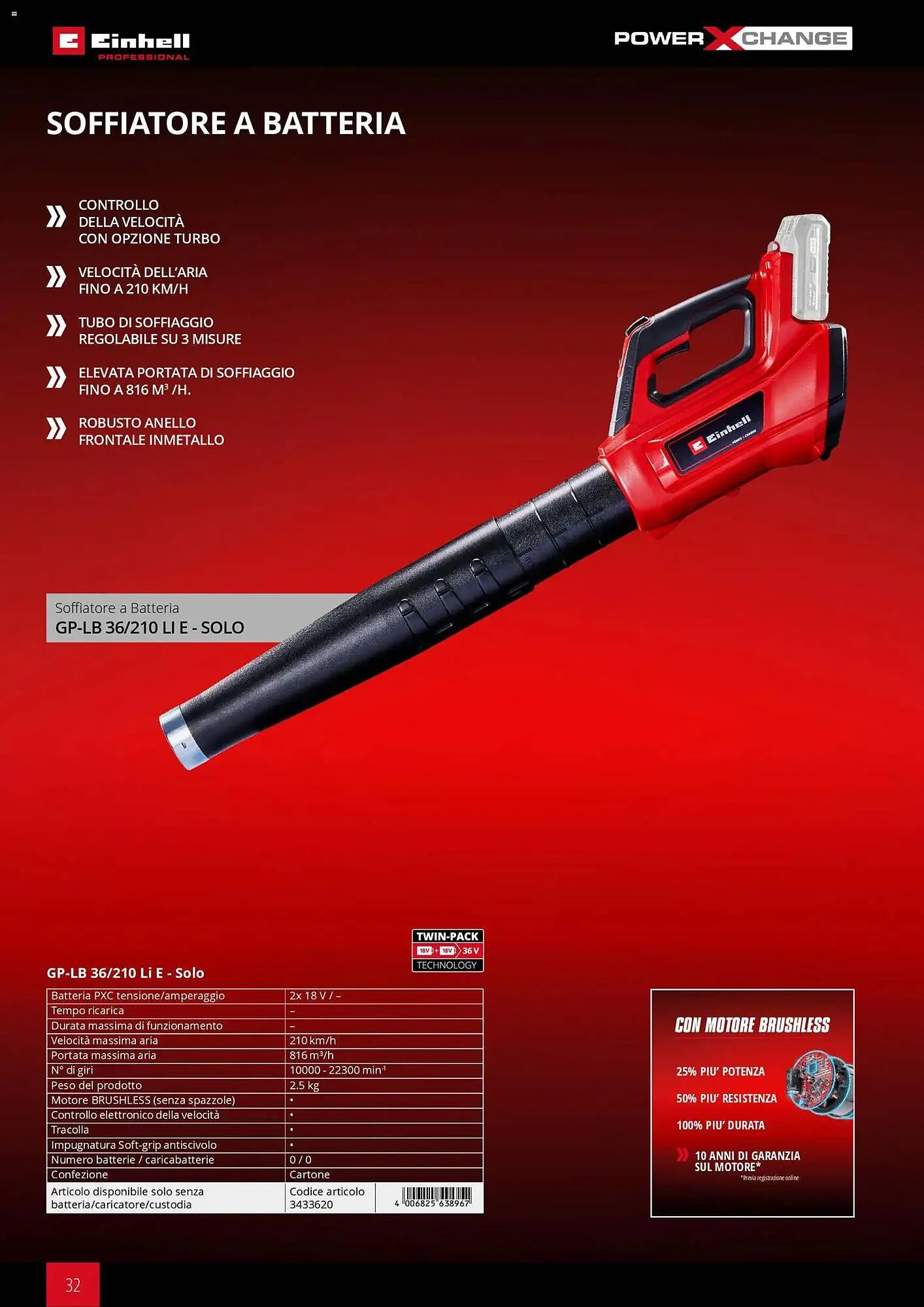 Volantino Einhell da 17 marzo a 31 dicembre di 2026 - Pagina del volantino 34