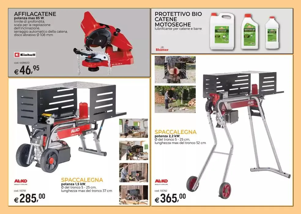 Macchine da giardino  da 19 marzo a 22 settembre di 2025 - Pagina del volantino 14