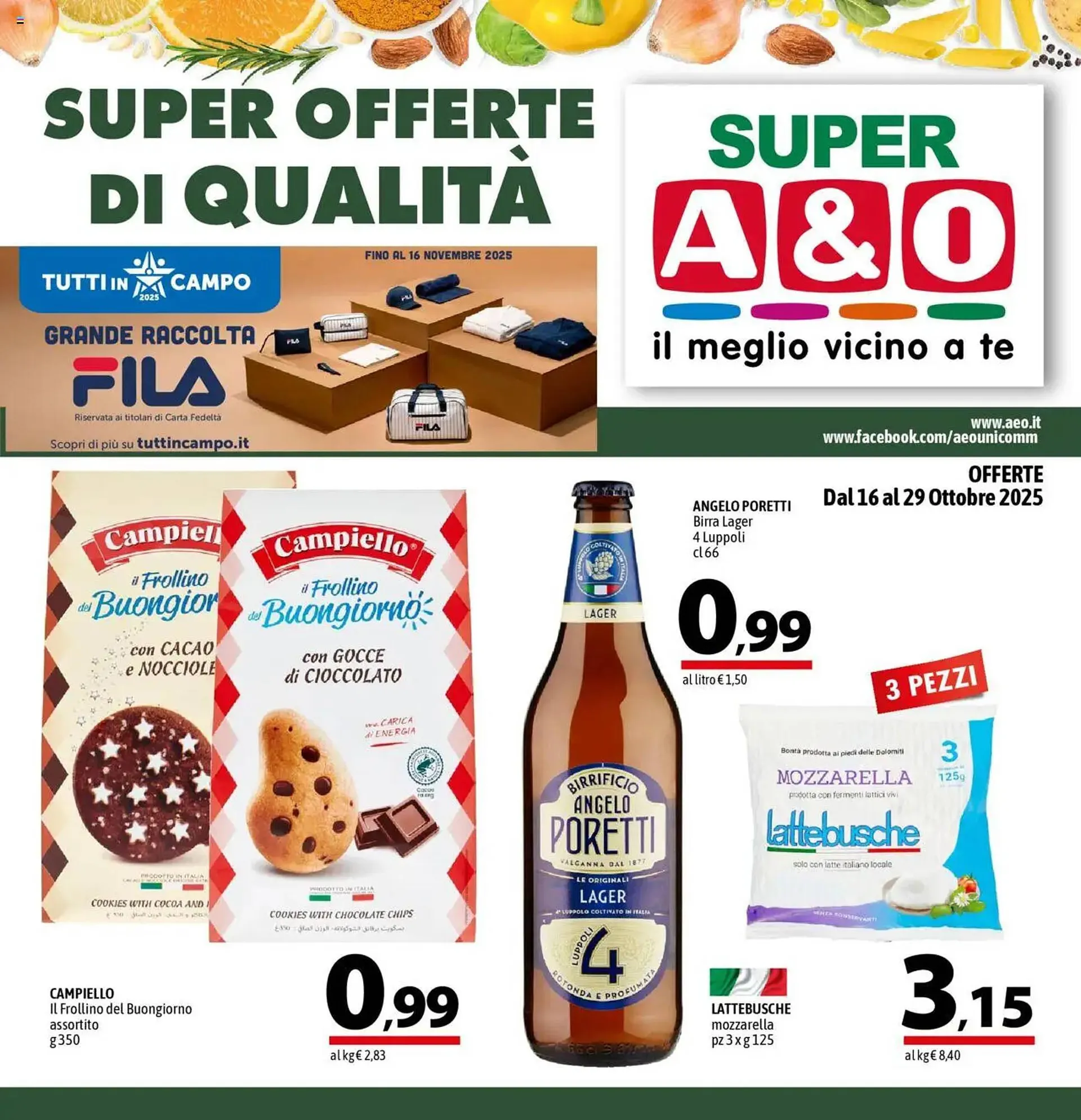 Volantino A&O da 16 ottobre a 29 ottobre di 2025 - Pagina del volantino 1