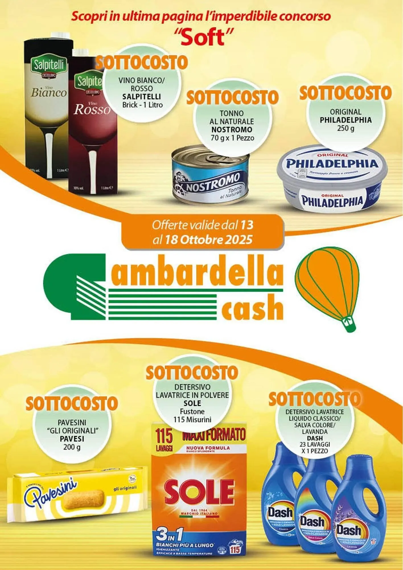 Volantino Gambardella Cash da 13 ottobre a 18 ottobre di 2025 - Pagina del volantino 1
