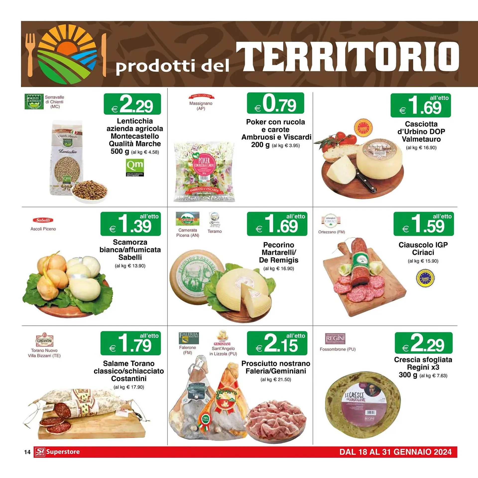 Volantino Sì con te Superstore da 18 gennaio a 31 gennaio di 2024 - Pagina del volantino 14
