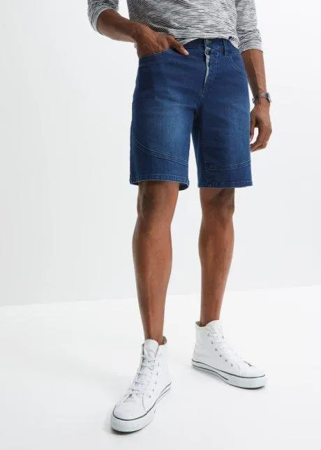 Bermuda in jeans elasticizzati, regular fit