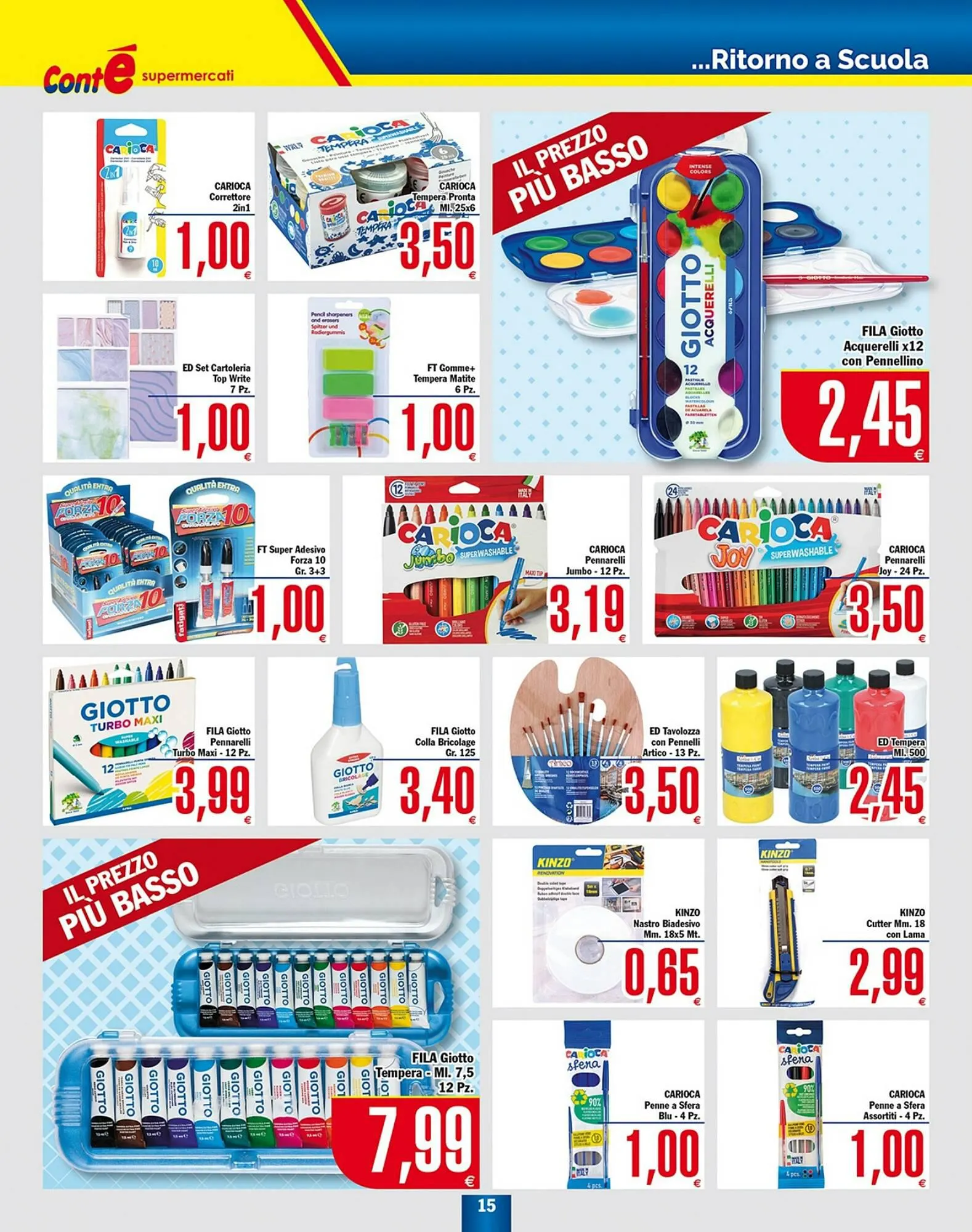 Volantino Conte Supermercati da 8 gennaio a 17 gennaio di 2024 - Pagina del volantino 15