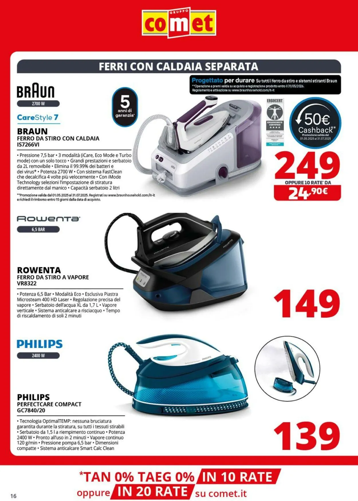 Comet Volantino attuale da 22 luglio a 30 luglio di 2025 - Pagina del volantino 16