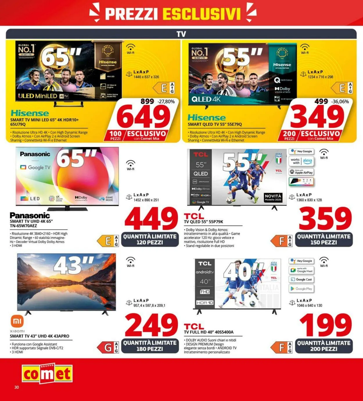 Comet Volantino attuale da 9 ottobre a 22 ottobre di 2025 - Pagina del volantino 30