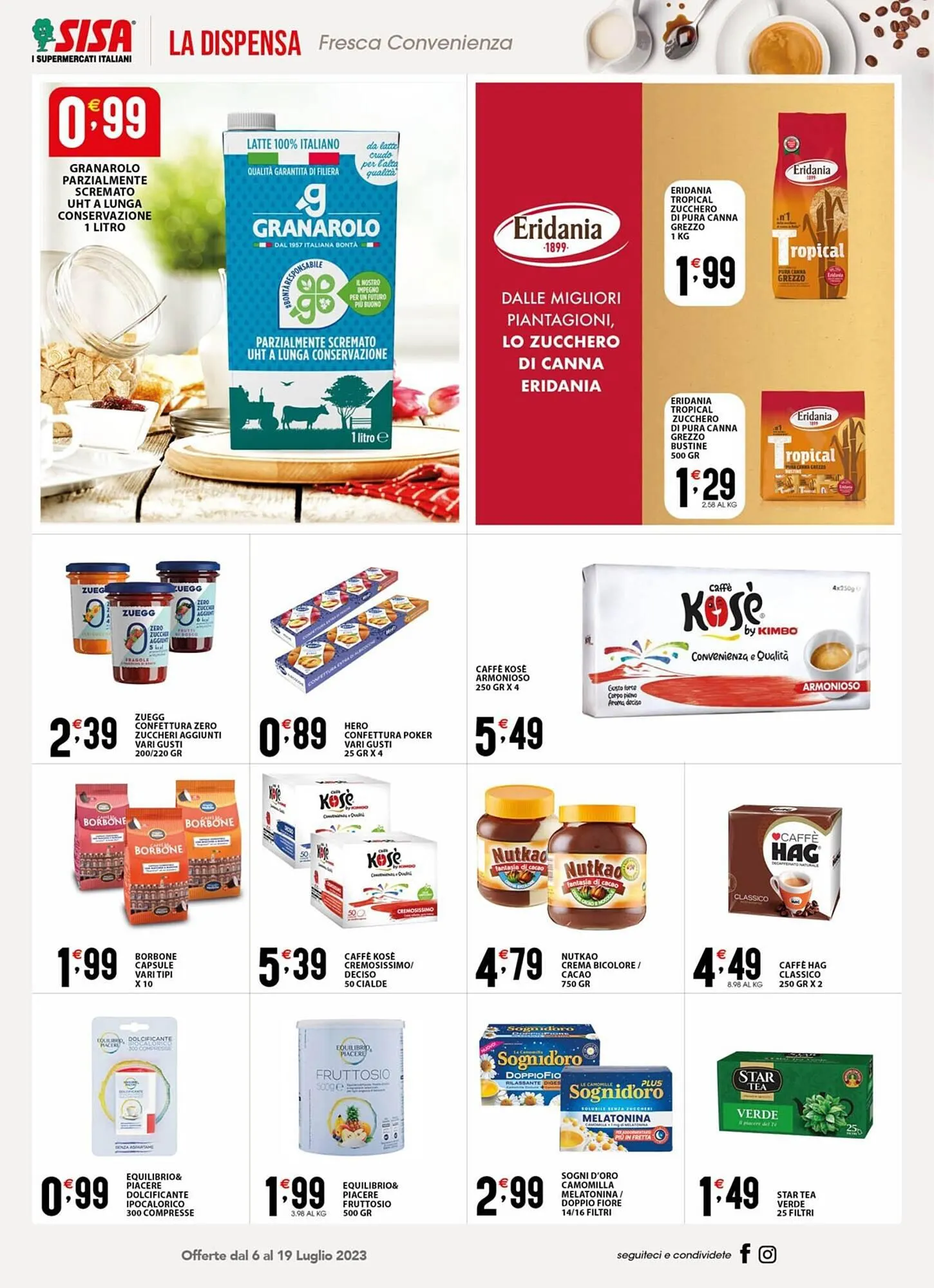 Volantino Sisa da 6 luglio a 19 luglio di 2023 - Pagina del volantino 10