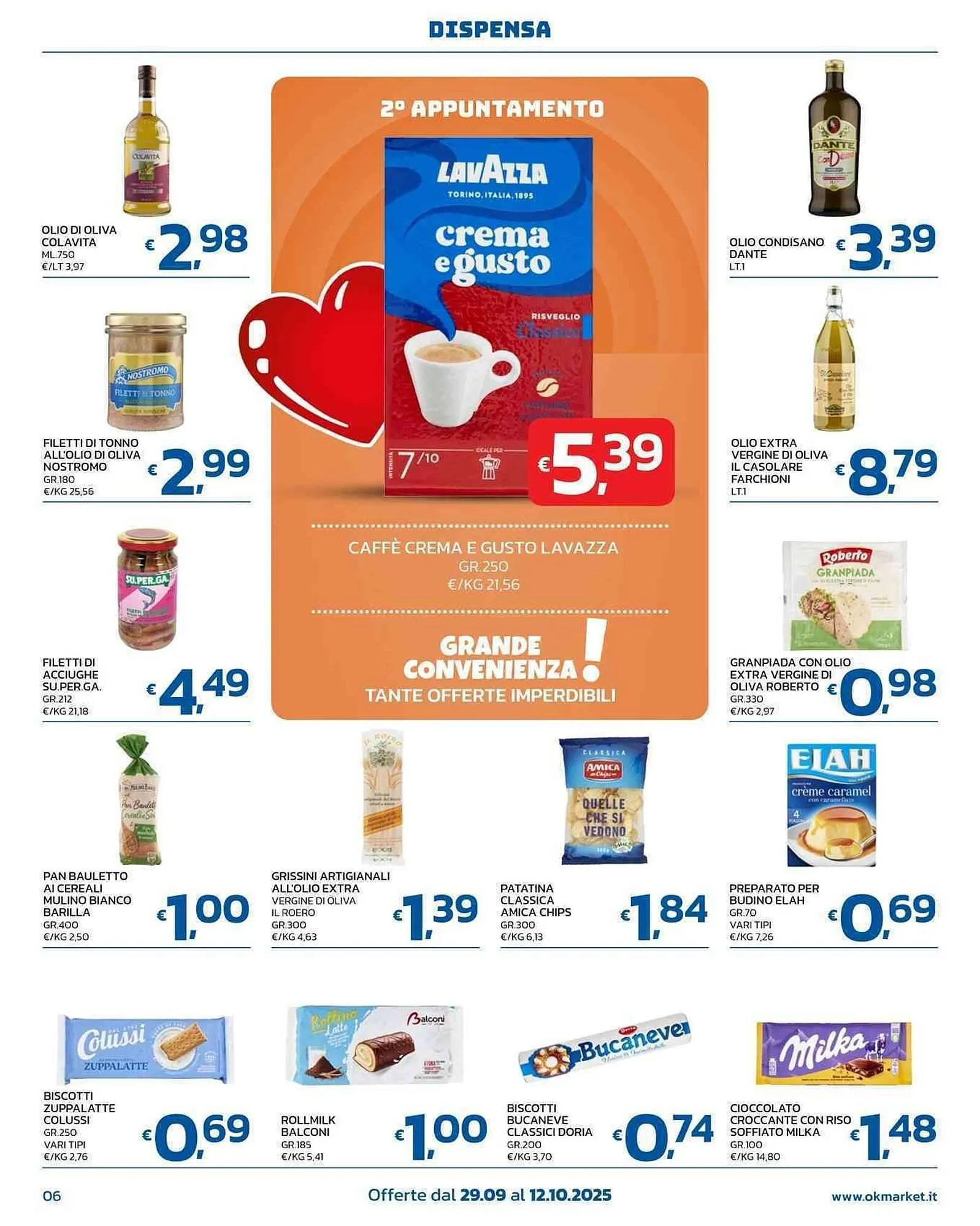 Volantino Ok Market da 29 settembre a 12 ottobre di 2025 - Pagina del volantino 6