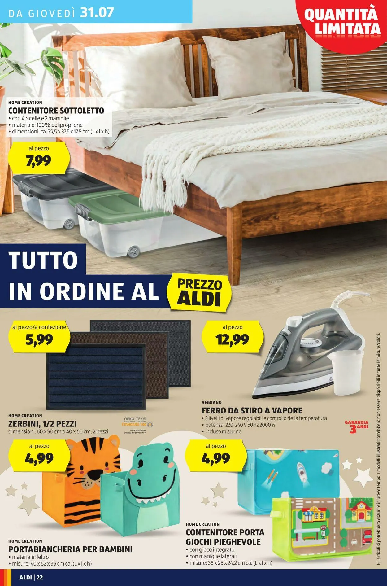 Aldi Volantino attuale da 28 luglio a 3 agosto di 2025 - Pagina del volantino 22