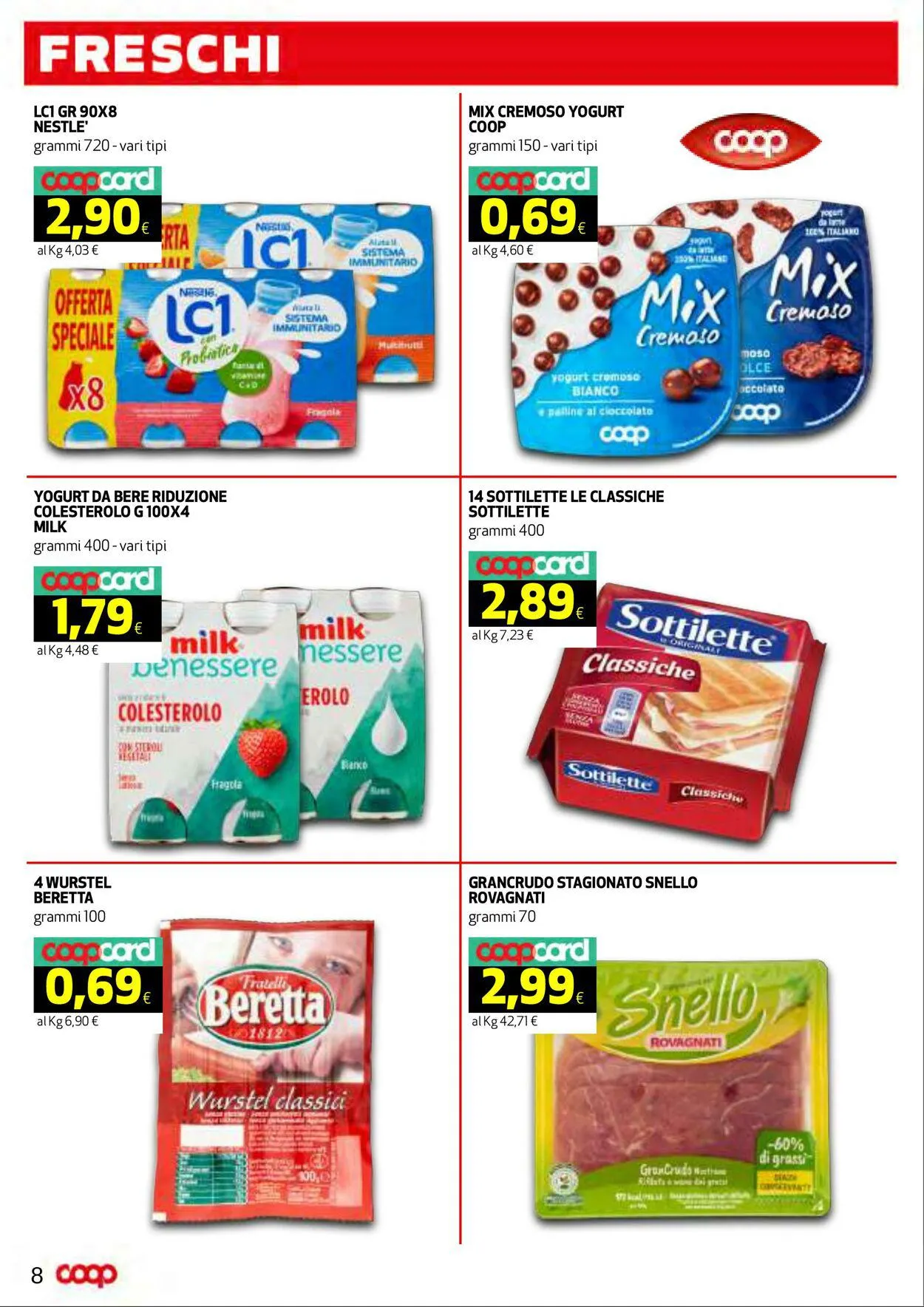 Coop Volantino attuale da 30 novembre a 10 dicembre di 2023 - Pagina del volantino 8