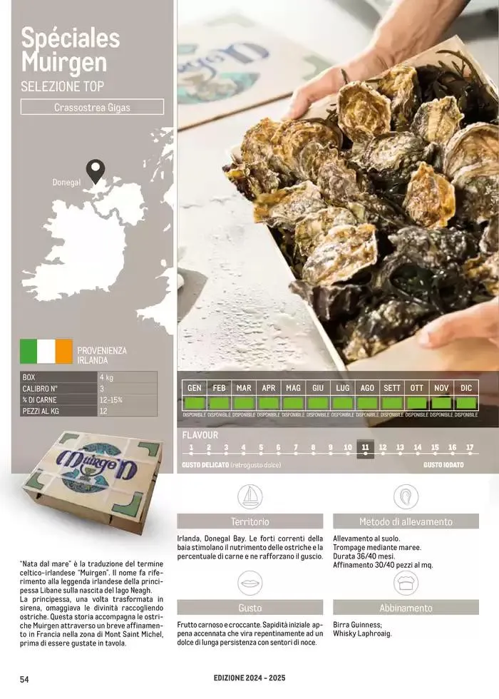 Catalogo Frutti di mare da 2 gennaio a 31 luglio di 2025 - Pagina del volantino 54
