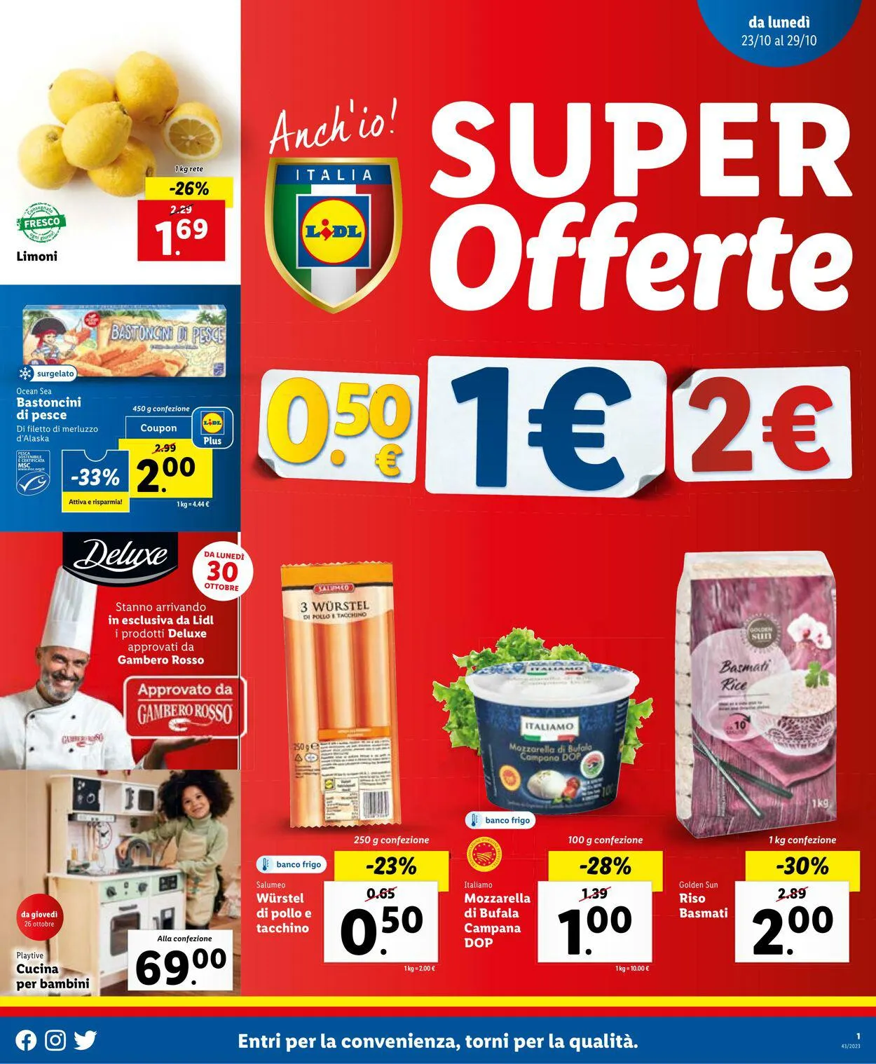 Lidl Volantino attuale da 23 ottobre a 29 ottobre di 2023 - Pagina del volantino 1