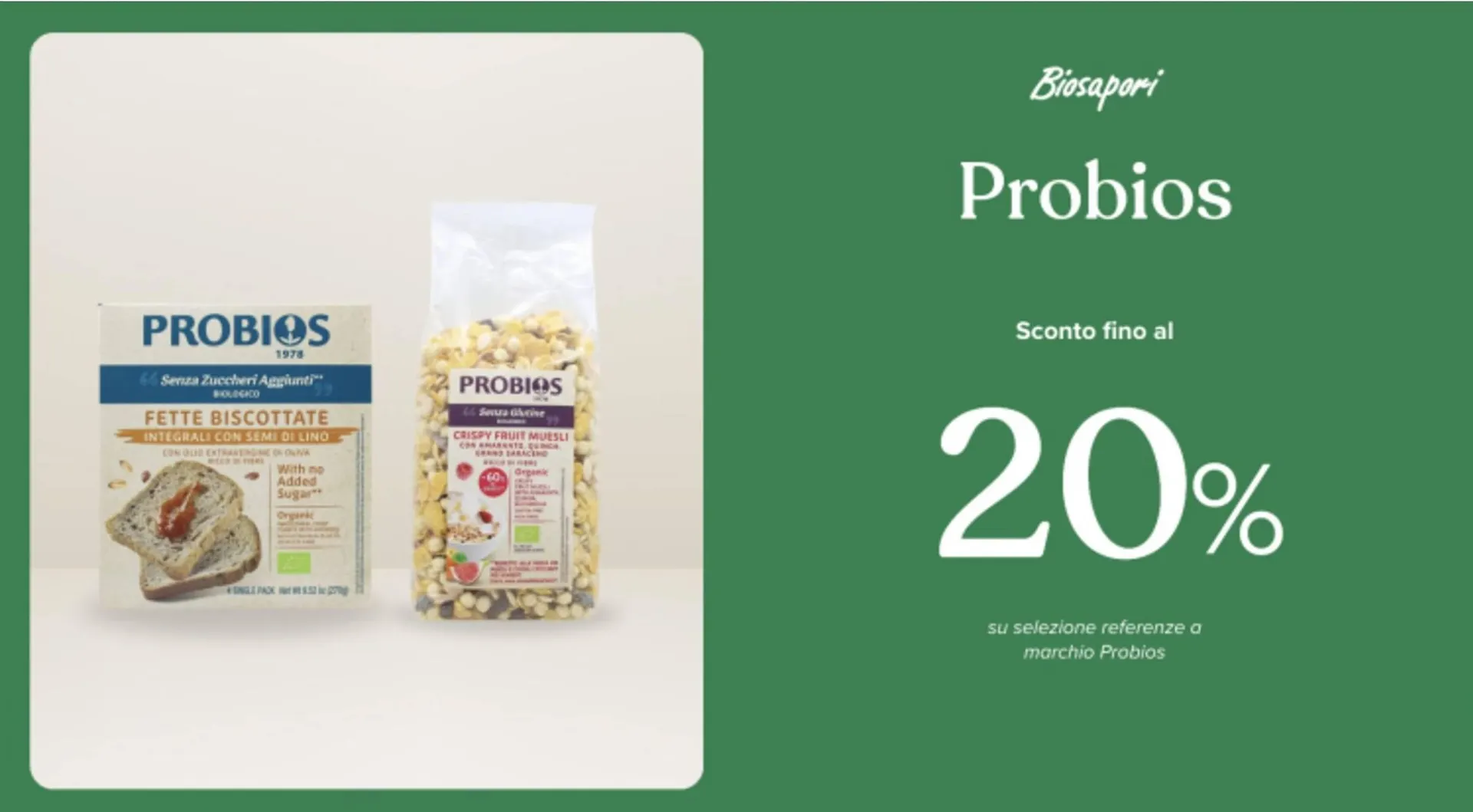 Volantino Biosapori da 1 maggio a 31 maggio di 2025 - Pagina del volantino 1