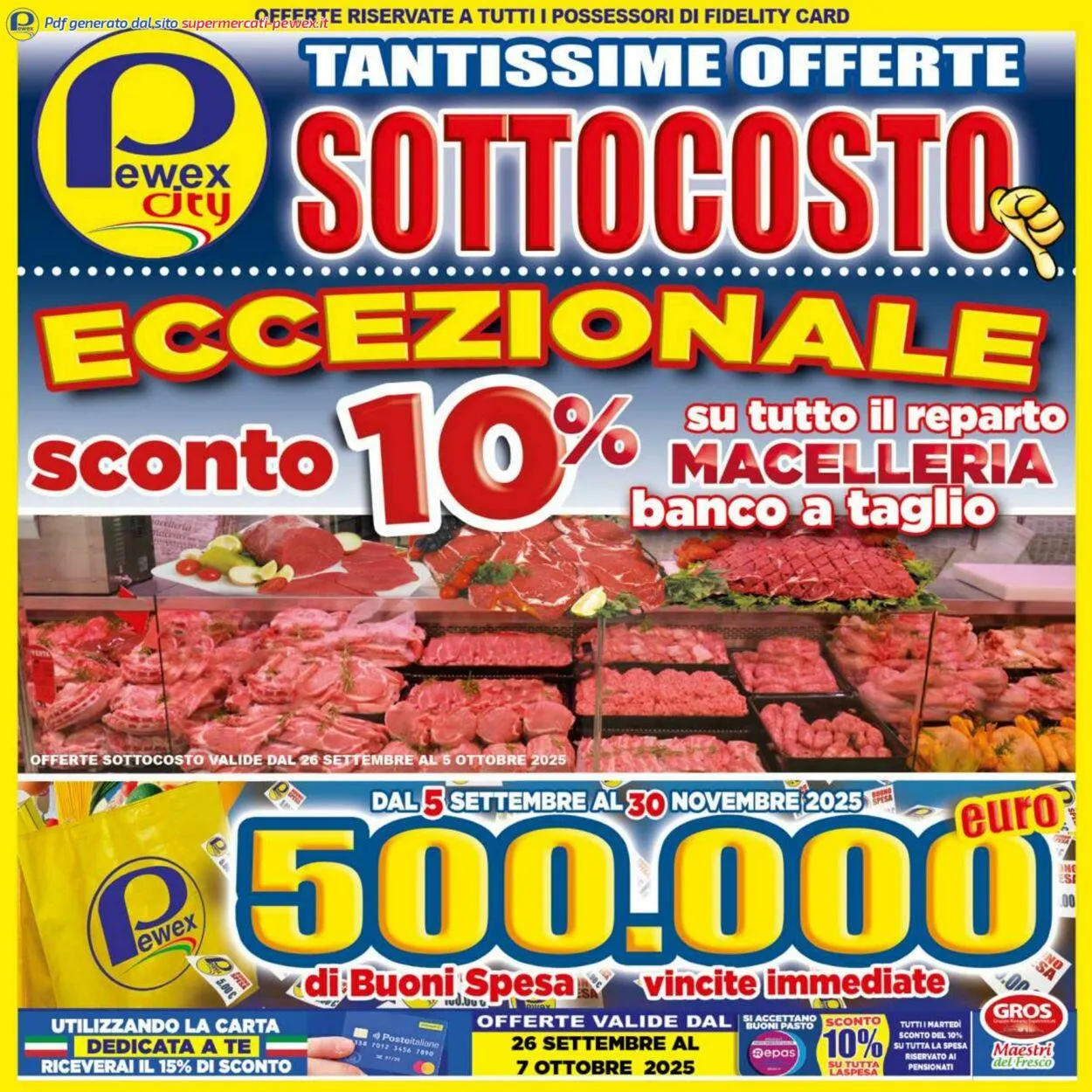Pewex Volantino attuale da 26 settembre a 7 ottobre di 2025 - Pagina del volantino 1