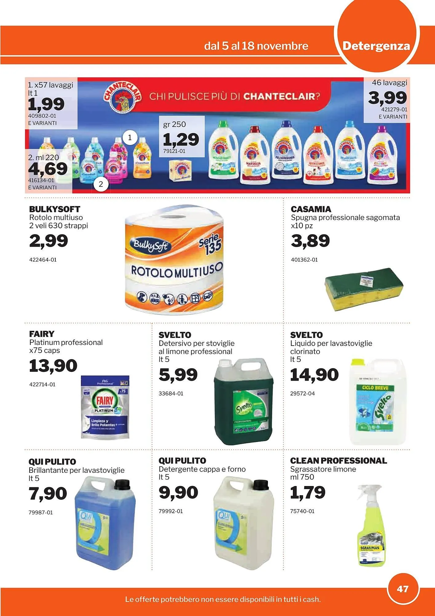 Volantino GrosMarket da 5 novembre a 18 novembre di 2025 - Pagina del volantino 47