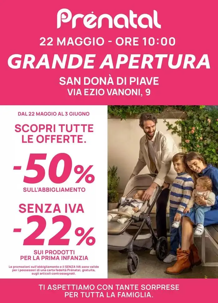 Prénatal San Donà di Piave da 19 maggio a 3 giugno di 2025 - Pagina del volantino 1