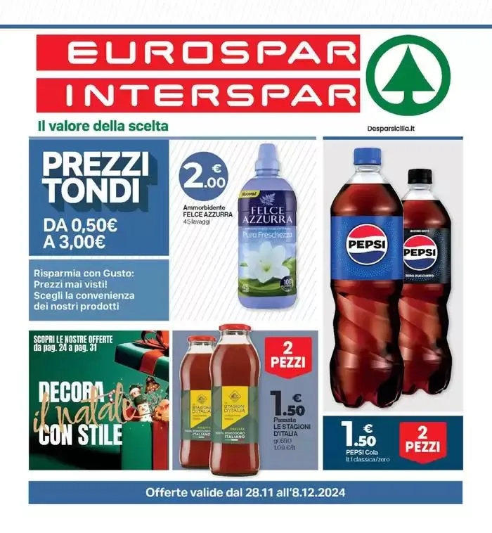 Prezzi tondi da 28 novembre a 8 gennaio di 2025 - Pagina del volantino 1