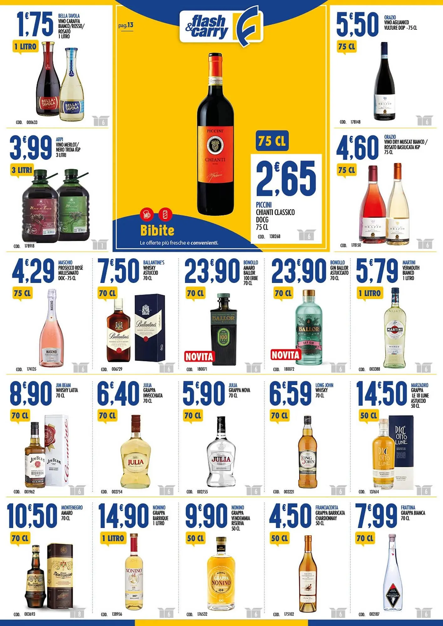 Volantino Flash & Carry da 4 gennaio a 28 gennaio di 2024 - Pagina del volantino 13