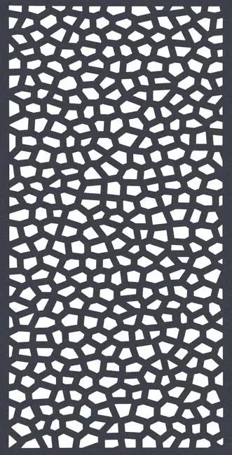 Traliccio fisso MOSAIC in polipropilene, grigio, L 100 X H 200 cm, 5 mm