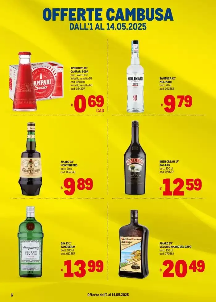 Offerte per Te -Area 6 da 2 maggio a 14 maggio di 2025 - Pagina del volantino 6