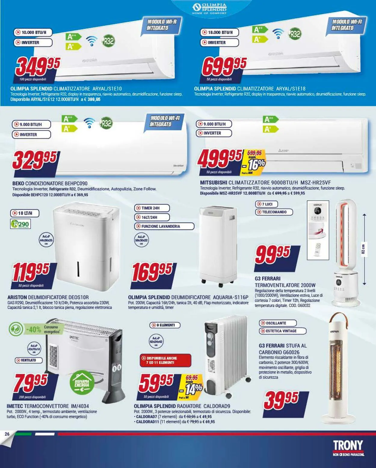 Trony - Palermo Volantino attuale da 27 dicembre a 17 gennaio di 2024 - Pagina del volantino 26
