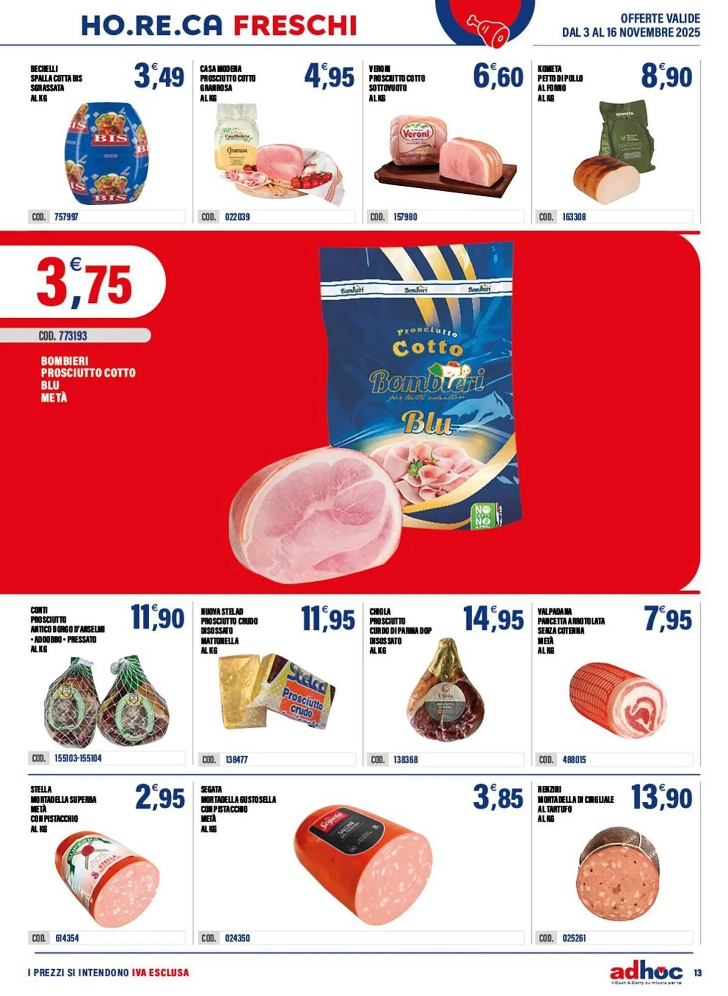 Volantino Adhoc da 3 novembre a 16 novembre di 2025 - Pagina del volantino 13