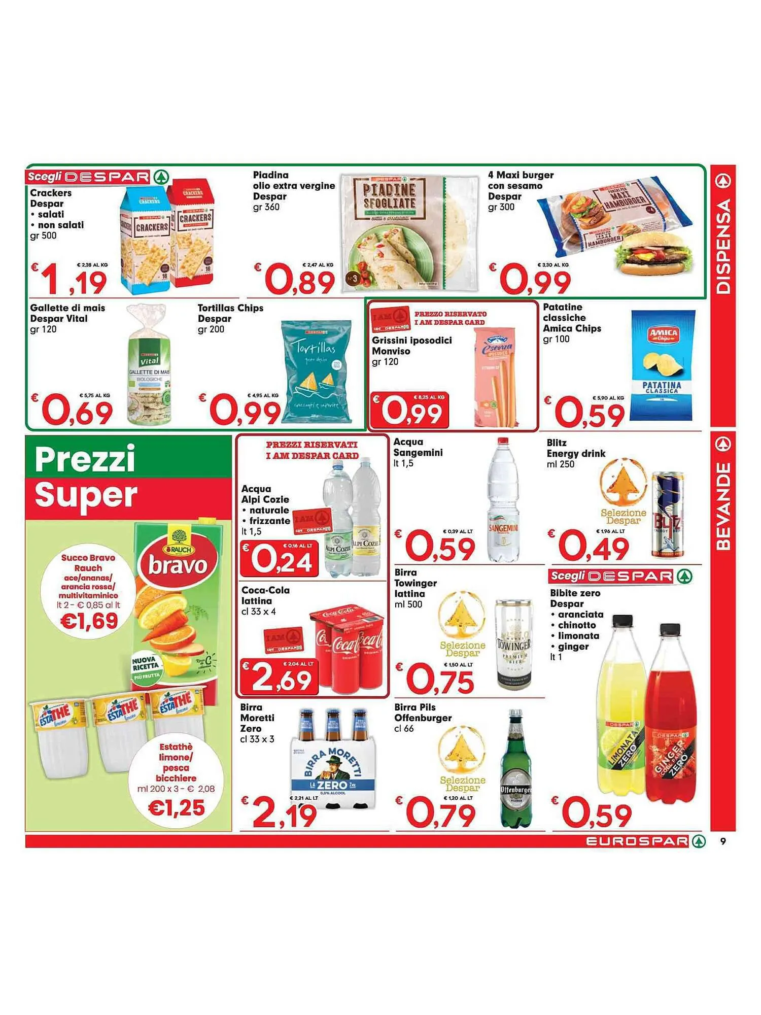 Volantino Eurospar da 31 agosto a 13 settembre di 2023 - Pagina del volantino 9